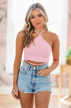 Hazel & Olive AM To PM Tank - Pink NEW ARRIVALS