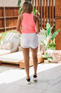 Hazel & Olive Back On Track Tank Top - Neon Pink