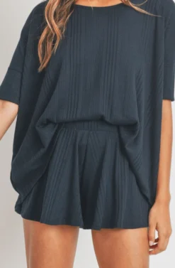 Hazel & Olive Back To Basics Shorts - Black NEW ARRIVALS