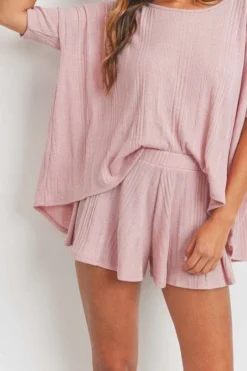 Hazel & Olive Back To Basics Shorts - Pink NEW ARRIVALS