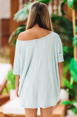 Hazel & Olive Back To Basics Top - Green