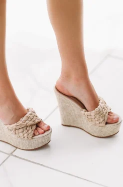 Hazel & Olive NEW ARRIVALS Beachy Day Wedges