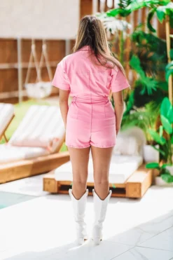 Hazel & Olive NEW ARRIVALS Bubblegum Daze Romper - Pink 7 Hazel & Olive NEW ARRIVALS Bubblegum Daze Romper - Pink