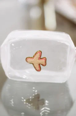 Hazel & Olive NEW ARRIVALS Clear Travel Pouch - Airplane