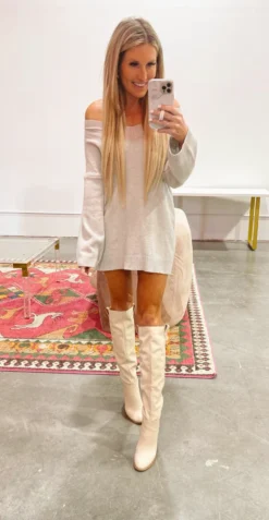 Hazel & Olive Cozy In Cali Sweater - Grey (FINAL SALE)