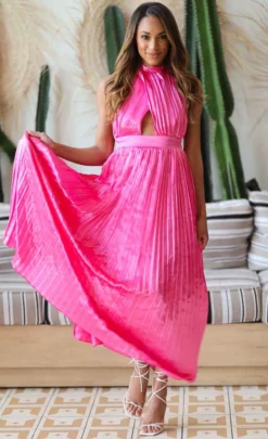 Hazel & Olive Don't Mind Me Dress - Pink (FINAL SALE) NEW ARRIVALS