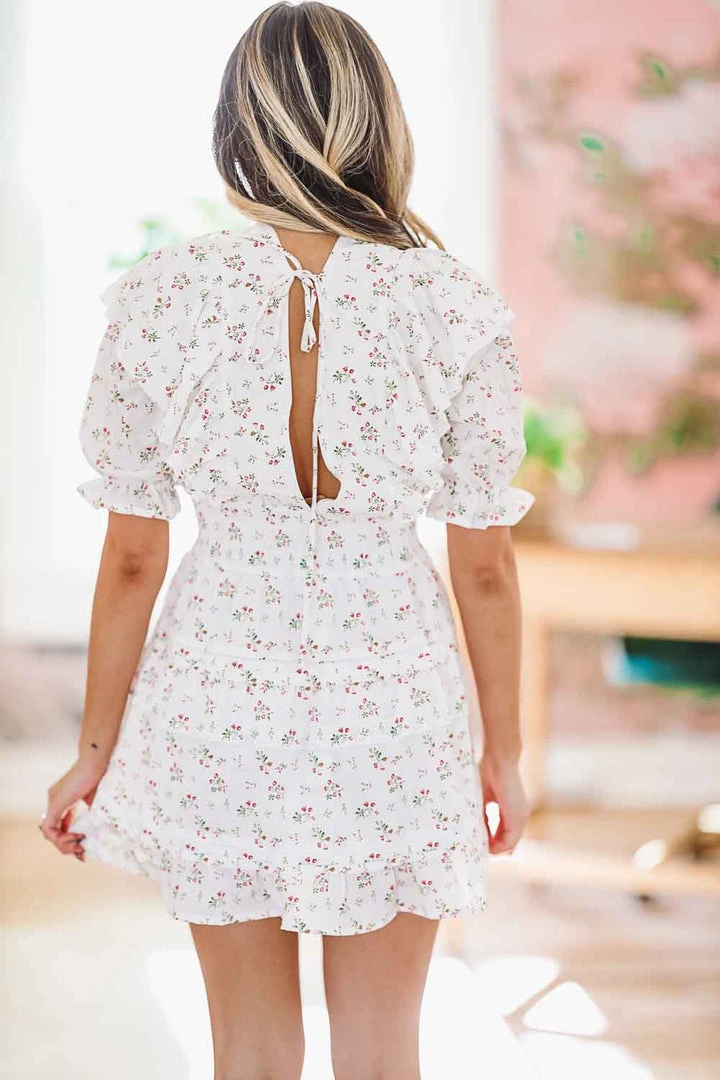 Hazel & Olive Easy Street Floral Dress - White 6 Hazel & Olive Easy Street Floral Dress - White