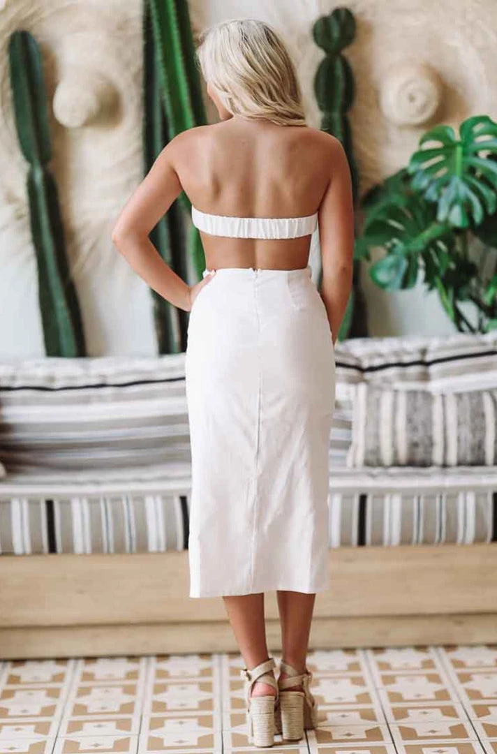 Hazel & Olive Emory Dress Midi Dress - White NEW ARRIVALS 4 Hazel & Olive Emory Dress Midi Dress - White NEW ARRIVALS