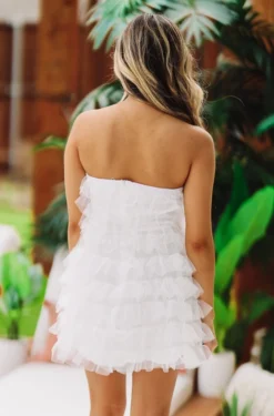 Hazel & Olive Encore Dress - White NEW ARRIVALS