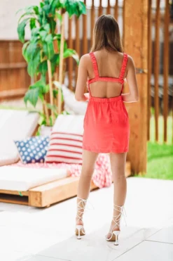 Hazel & Olive Even Better Dress - Red