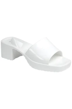 Hazel & Olive Girls Just Wanna Platform Sandals - White NEW ARRIVALS