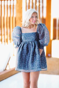 Hazel & Olive Happy Lil' Thang Dress. - Black Floral (FINAL SALE) NEW ARRIVALS