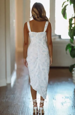 Hazel & Olive In Bloom Dress - Blue Floral