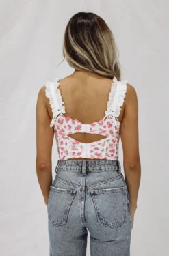 Hazel & Olive Jokes On You Top - Pink And White NEW ARRIVALS