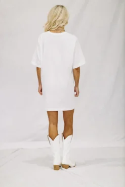 Hazel & Olive Let's Go Girls Oversized Tshirt Dress Or Tee - Pink And White NEW ARRIVALS 11 Hazel & Olive Let's Go Girls Oversized Tshirt Dress Or Tee - Pink And White NEW ARRIVALS