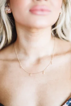Hazel & Olive Love Necklace - Gold NEW ARRIVALS