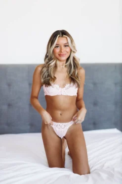 Hazel & Olive Luxe Bra - Blush Pink 10 Hazel & Olive Luxe Bra - Blush Pink