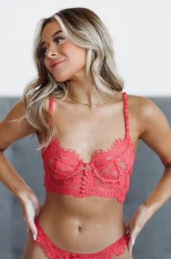 Hazel & Olive LUXE Bra - Red