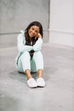 Hazel & Olive NEW ARRIVALS Make Them Jealous Crop Top - Mint (FINAL SALE)