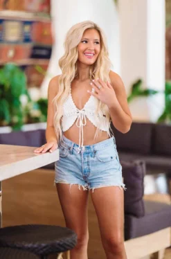 Hazel & Olive Mariposa Crochet Top - Ivory 7 Hazel & Olive Mariposa Crochet Top - Ivory