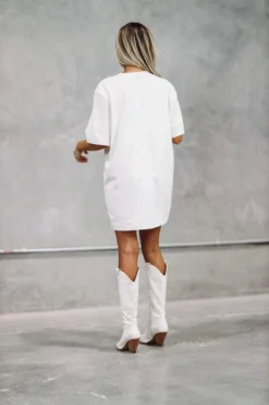 Hazel & Olive Nashville Music City Tshirt Dress Or Tee - Cream NEW ARRIVALS