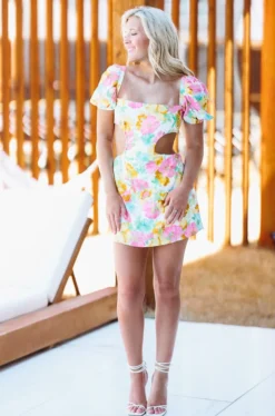 Hazel & Olive New In Town Floral Dress