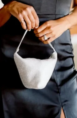 Hazel & Olive Next Best Thing Clutch Purse - Silver