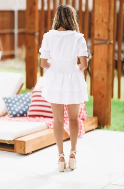 Hazel & Olive Nothing Sweeter Dress - White