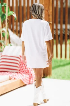 Hazel & Olive Party In The USA Graphic Tshirt Dress Or Tee 7 Hazel & Olive Party In The USA Graphic Tshirt Dress Or Tee