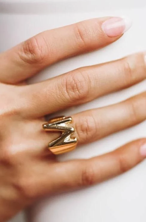 Hazel & Olive Put A Ring On It Ring - Gold (FINAL SALE) 3 Hazel & Olive Put A Ring On It Ring - Gold (FINAL SALE)