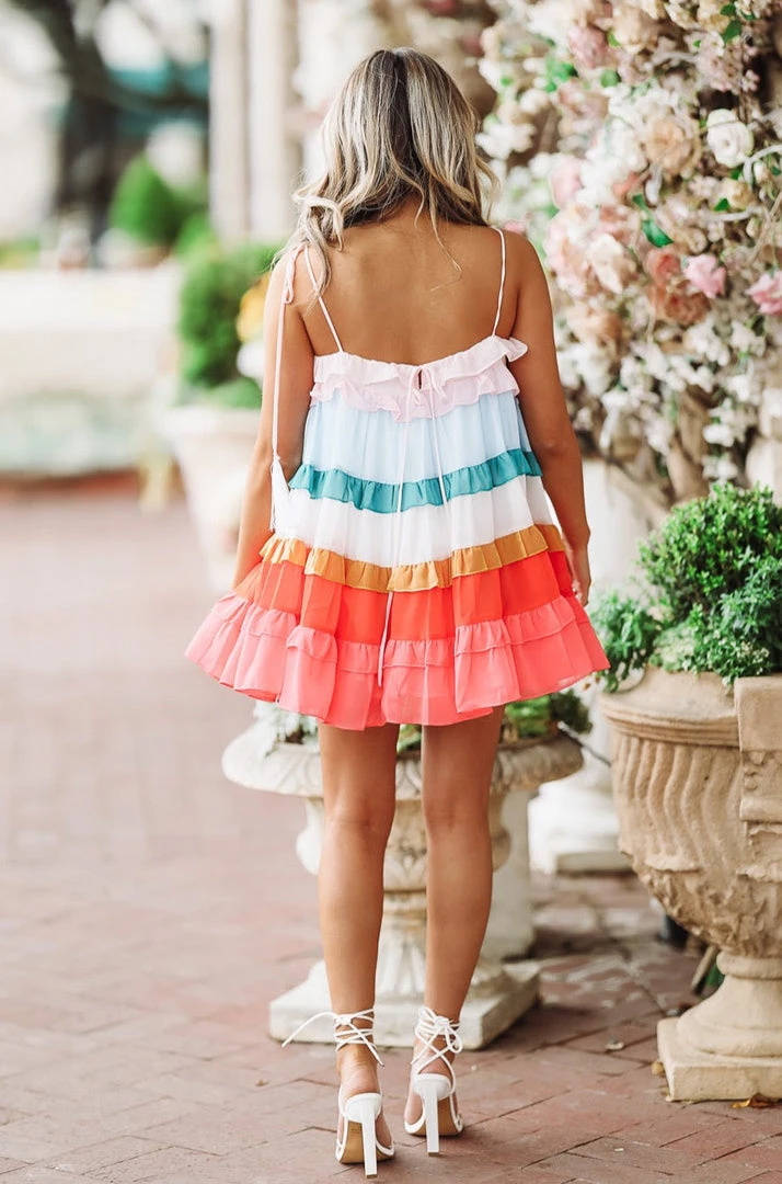 Hazel & Olive Rainbow Daze Sundress - Multi 8 Hazel & Olive Rainbow Daze Sundress - Multi