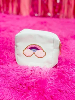 Hazel & Olive Rainbow Patch Bag - Mint Green NEW ARRIVALS