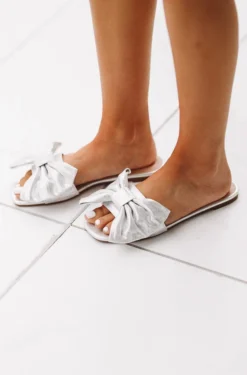 Hazel & Olive NEW ARRIVALS Shimmer Me Sandals - Silver (FINAL SALE)