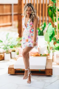 Hazel & Olive Summer In Sequins Dress - Multi-color NEW ARRIVALS