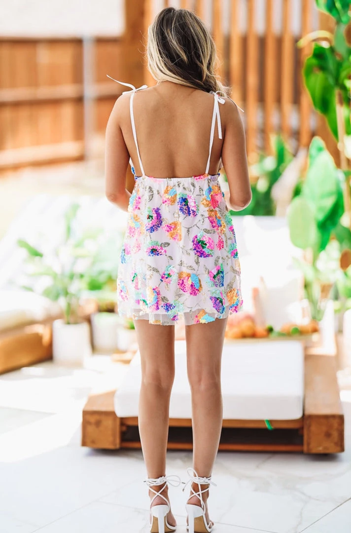 Hazel & Olive Summer In Sequins Dress - Multi-color NEW ARRIVALS 5 Hazel & Olive Summer In Sequins Dress - Multi-color NEW ARRIVALS