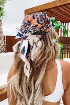 Hazel & Olive Store 14 Hazel & Olive NEW ARRIVALS Touch It Up Hair Scarf - Blush