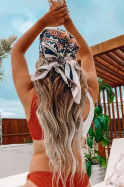 Hazel & Olive NEW ARRIVALS Touch It Up Hair Scarf - Blush