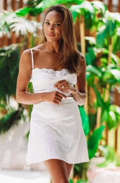 HAZEL & OLIVE You're A Dream Lingerie Dress - Off White 10 HAZEL & OLIVE You're A Dream Lingerie Dress - Off White